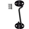 TopHomer Senrise - Gancio per finestre in acciaio inox, 1 occhiello con viti, chiusura a occhiello di sicurezza per finestre e cabine (15,2 cm)