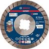 Bosch 1x Disco diamantato EXPERT Multi Material Turbo, X-Lock | per Calcestruzzo, Mattone, Ø 115 mm, Professional Accessorio Smerigliatrice angolare piccola