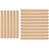 CHEUKYIU Set di 16 bastoncini in legno tibetano da 20 cm, in legno per scuole, bande musicali, professionisti o principianti di tutti gli stili, non dipinti