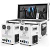 Erreyht Pirotecnici Macchine, 2 Bianco DMX Cold Spark Machine con flight case, Riscaldamento a resistenza per feste, Natale, DJ, matrimoni, eventi sportivi