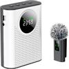 Plyisty Amplificatore Vocale con Microfono a Bass Magnetico, Microfono e Altoparlante per Insegnanti Bluetooth, Megafono Ricaricabile di per Aula, Discorso, Yoga, Guida Turistica