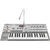 KORG - MICROKORG-CR,Tastiera 37 Tasti mini con velocity, polifonia 4 voci, 128 Program, Effetti, Colore Cristallo
