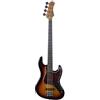 EKO GUITARS - Basso Elettrico JB‑300, Corpo Pioppo, Manico Acero, Tastiera Laurel 21 Tasti, 2 Pickup JB, Ponte Vintage 4 Sellette, Scala 868 mm, Colore Sunburst