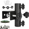 PORFOYO Supporto per ombrellone da balcone, supporto per ombrellone da balcone, supporto stabile per ombrellone da balcone, ringhiera del balcone, supporto per ombrelloni Ø 25 - 36 mm, per terrazza, tavolo