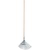 Kadax Rechen, Leaen regolabile, rastrello con un gambo lungo fatto di legno, ampio rastrello giardino, scomparti a foglie, giardino duro, utensile da giardino, rastrello prato (banda)