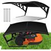 Eulenke Tettoia per tosaerba robot, protezione per tutte le stagioni per tosaerba robot, 106 x 87 x 50 cm, garage protetto dai raggi UV per tosaerba robot, nero