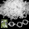 Generic Clip per pomodori, clip per piante da interno, clip di supporto per pomodori per traliccio a corda, clip per piante da giardino (200, bianco)