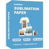 Bleidruck 100 fogli di carta per sublimazione DIN A4 (210 x 297 mm), 120 g/m² Carta per sublimazione compatibile con stampanti a getto d'inchiostro per stampanti per sublimazione