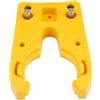 NiuLumea Morsetto portautensili ISO30 ATC per mandrino CNC - giallo, lunghezza 10 cm, spessore 155 mm, peso massimo di serraggio 35 kg, durezza HRC35, precisione 005 mm