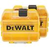 DeWalt - Valigetta rigida (piccola), organizer per 2 pezzi, cassetta degli attrezzi, cassetta degli attrezzi, coperchio trasparente, vassoio rimovibile, impilabile, viti, punte, piccoli oggetti