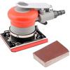 LLOOPK Levigatrice elettrica, Levigatrice Pneumatica Lucidatrice Utensile 12000 Giri / Min Mobili In Legno For La Rimozione Della Ruggine For Cura Vernice(Set 2)