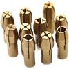 Njdwrfv Adattatore per mandrino per trapano da 0,5 mm a 3,2 mm con pinza in ottone compatibile con utensili elettrici