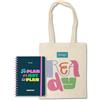 Mr. Wonderful Pack di Mr. Wonderful - Agenda 2026-2027 Settimanale Base con Adesivi - Diario Scolastico Economico Multilingua Settembre 2026 Agosto 2027 + Mr. Wonderful - Borsa Tote Bag in Cotone