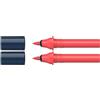 Schneider 040 cartucce Paint-It Twinmarker (Brush Tip - Pennello, inchiostro a base d'acqua, per l'applicazione su carta, 95% plastica riciclata), rosso 124