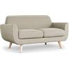 Menzzo Causola, Tessuto, Beige, L160 x P80 x H81 cm