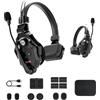HollyView Hollyland Solidcom C1 System Intercom Wireless Full-Duplex 350m Portata per 2 Persone Comunicazione Team Produzione Cuffie Professionali Single-Ear con 1 Cuffia Master e 1 Cuffia a Distanza (2S)