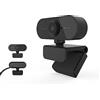 MOOILKO Mini webcam for computer girevole 1080P HD con telecamere for microfono for videocamera for videoconferenza in diretta Lavoro d'ufficio