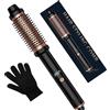 Elecbee Spazzola Termica 3 In 1, Spazzola Termica 38 mm Lcd 120-200 ℃ Spazzolas Rotonda Riscaldata a Doppio Ptc, Spazzole Per Ricci, Piastra Per Capelli Spazzoles Asciugatura Naturali Asciugatura Lisciatura