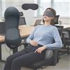 Generico Dorsanova Massaggiatore Schiena Supporto per Trazione Lombare - Cuscino Ergonomico per Stretching e Benessere della Colonna Vertebrale, Dispositivo per Relax Muscolare a Casa e in Ufficio (Nero)
