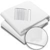 VOUNOT® Tessuto Non Tessuto per Piante 50g/m², Telo Antigelo Piante Protezione Invernale con 10 Pioli, Vello Protettivo da Giardino 1.5x10m, Bianco