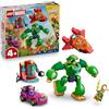 LEGO | Marvel Loki vs. Team Iron Man - Giocattolo da Supereroi con Auto, Aereo, Action Figure Mech e 4 Minifigure - Regalo Bambini da 4 Anni Fan dello Show Iron Man e i Suoi Fantastici Amici - 11211