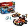 LEGO NINJAGO Veicoli Combinanti di Kai e Cole - con Macchina e Moto Giocattolo e 3 Minifigure tra cui Kai e Cole con Katana - Idea Regalo per Bambini da 7 Anni Fan di La Rivolta dei Draghi - 71864