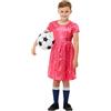 SMIFFYS David Walliams The Boy in the Dress Deluxe Costume, Pink, with Dress, Socks & Inflatable Football, TODDLER
