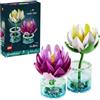 LEGO Botanicals Ninfee - Set di Piante Artificiali con Fiori Finti in 2 Vasi Trasparenti - Decorazione per Camera da Letto Fai da Te - Regalo per Bambine e Bambini da 9 Anni in su e per Adulti - 11511