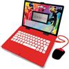 Lexibook, Miraculous Ladybug Cat Noir, portatile educativo e bilingue francese/inglese, 124 attività, rosso/nero, JC598MIi1LXB