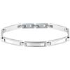 Sector No Limits Bracciale Uomo in Acciaio, Collezione BASIC, Idee Regalo Uomo