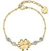 Brosway Bracciale Donna in Acciaio e Cristalli con Simbolo Quadrifoglio | Collezione Chakra - BHKB287