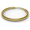 Monster Piercing 9K 3/8 oro solido giallo (10MM) diametro segmento Hoop naso anello Tragus Piercing Helix