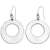 NOWAR FACTORY JEWELS MADE FROM BOMBS NOWAR FACTORY Orecchini Ragazza Cerchio Artigianali Monachella Argentata Nichel Free Alluminio Riciclato per Donna