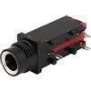 uxcell sourcingmap 6,5 mm Cuffie con presa Jack Stereo Connettori PCB connettore adattatore