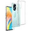 REY Cover in Gel TPU Trasparente per Oppo A58 4G, Ultra Sottile 0,33 mm, Morbido Flessibile, Custodia Silicone