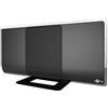 Goobay 67179 Antenna Omnidirezionale Interno Full HD - Antenna Attiva con Amplificatore HDTV (DAB / DVB-T) - Filtro LTE/4G - Nero