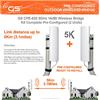 GOOD STORY Ponte wireless da 5 GHz - Kit ponte 2 unità preconfigurato - P2P ad alto guadagno a lungo raggio 5 km (2 pezzi)