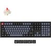 Keychron V6 Max Tastiera Meccanica Wirless Fullsize, 2,4 GHz/Bluetooth/cablata con retroilluminazione RGB a 3 modalità QMK/VIA, macro programmabile, Keycaps PBT, Switch Rossi (ISO/ITA)