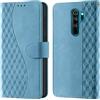 CaseGla Cover per Xiaomi Redmi Note 8 Pro PU Pelle Custodia Flip Azul