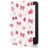 MoKo Custodia Compatibile con 6 Pollici E-Reader, Custodia Leggera con Auto Sonno/Sveglia per e-reader 11ª generazione 2024/2022, Non compatibile con BOOX e Kobo, Fiocco con Ciliegie