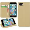 DN-Technology Custodia per iPhone SE 2022, custodia per iPhone SE 2020/iPhone 7/iPhone 8, custodia a portafoglio in pelle con supporto per carte di credito, custodia per iPhone SE (3a generazione