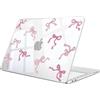 FINTIE Cover Compatibile con MacBook Neo 13 Pollici A3404 (A18 Pro Chip, 2026) -Ultra Sottile Trasparente Custodia Rigida Protettivo Guscio Rigido Case per MacBook Neo 13, Nastro rosa
