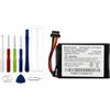 Vvsialeek VFAD Batteria di ricambio compatibile con Tomtom Go 6200 Go 6100 con toolkit
