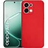 KEJI Cover per Oppo A6 Pro 5G/4G Custodia in TPU, Morbido Custodia Cover Slim Anti Scivolo Custodia Protezione Posteriore Cover Antiurto per Oppo A6 Pro 5G/4G (ROSSO)