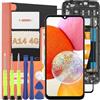 TGHongKy Schermo per Samsung Galaxy A14 4G 2023 Display Digitalizzatore Touch Screen LCD per Samsung Galaxy A14 4G SM-A145P/A145R 2023 Schermo LCD Display + Kit di Riparazione(Nero con Cornice)