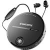 Oakcastle Lettore CD Portatile Oakcastle CD10 con Cuffie | CD, CDR, CDRW, MP3 | Funzione Anti-Skip ESP, Bass Boost, Blocco Tasti | 7 Ore di Autonomia | Alimentazione a Batteria o USB