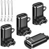 Puiseno Adattatore di ricarica USB-C a Watch, confezione da 4, compatibile con Fenix 8/7/7X, Forerunner 970/570/965/955/945/265/255/55, Vivoactive 6/5/4S, Venu 3/3S/2S/SQ, Epix Pro 2, Instinct