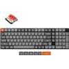 Keychron K17 MAX Tastiera meccanica wireless, 2,4 GHz/Bluetooth/USB-C, LED Bianco, QMK/VIA, Macro programmabili, PBT Keycaps, Per Mac Windows, Gateron Red Switch