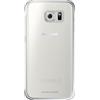 Samsung Custodia Clear Cover per Galaxy S6 Edge, Argento