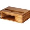 LATRAT 1 supporto universale per cellulare, amplificatore naturale, altoparlante per cellulare, desktop, supporto decorativo in legno retrò per smartphone